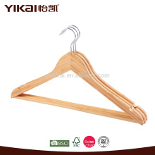 Fancy flat bamboo shirt hangers